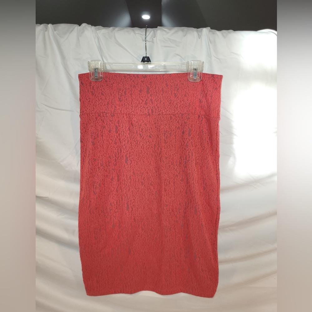 Coral Lularoe Pencil Skirt